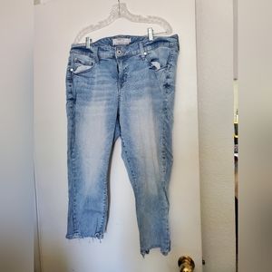 Torrid Crop Light Wash 16
